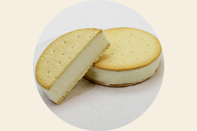 Eiscreme-Sandwich